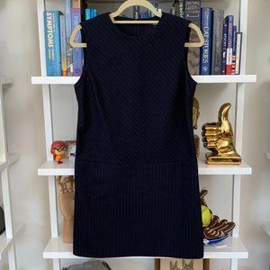 pinstripe dress